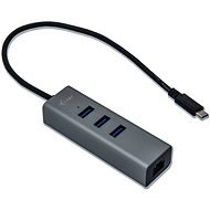 I-TEC USB-C Metal 3-portový HUB s GLAN - Replikátor portov