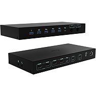 i-tec USB-C KVM docking station for 3 hosts, Dual Display, PD 1x 92W/2x 65W - Docking Station
