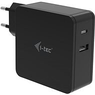 TEC USB-C Charger 60W + USB-A Port 12W - AC Adapter