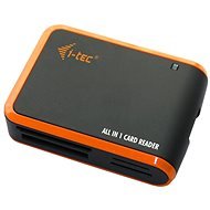 i-TEC USB 2.0 All-in One reader, fekete-narancssárga - Kártyaolvasó
