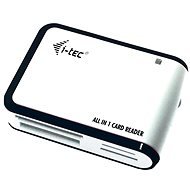 I-TEC USB 2.0 All-in One Kartenleser schwarz und weiß - Kartenlesegerät