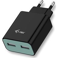 i-TEC USB Power Charger 2 Port 2.4A Black - Nabíječka