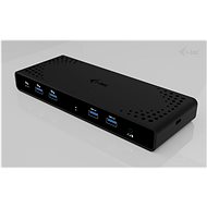 i-tec Universal Dual 4K Display Docking Station, PD 85W + USB-C Charger - Docking Station