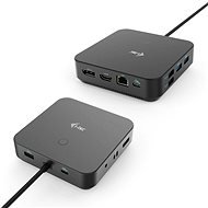 i-tec USB-C HDMI Dual DP Docking Station with Power Delivery 100 W - Docking Station