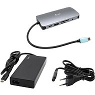 i-tec USB-C Metal Nano Dock HDMI/VGA with LAN, Power Delivery 100W + zdroj 77W - Docking Station