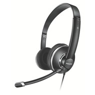 Headphones Philips SHM7410 black microphone - Headphones
