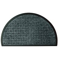 DuraHome Entrance mat half circle VIOLA 45×75cm, black - Doormat