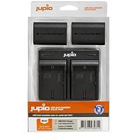 Jupio 2x LP-E6NH 2130 mAh + Dual Charger Canon számára - Fényképezőgép akkumulátor