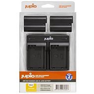 Jupio 2 x EN-EL15C 2100 mAh Akku und duales Ladegerät für Nikon - Kamera-Akku