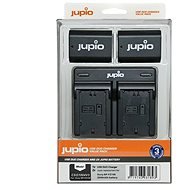 Jupio 2 x NP-FZ100 2040 mAh Akku + Ladegerät für Sony - Kamera-Akku