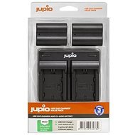 Jupio Set 2x Akkus Jupio NP-W235 - 2300 mAh mit Dual-Ladegerät für Fuji - Kamera-Akku