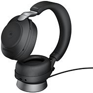 Jabra Evolve2 85 MS Stereo USB-C Stand Black - Vezeték nélküli fül-/fejhallgató