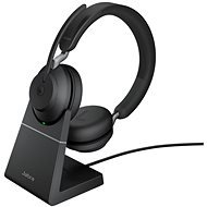 Jabra Evolve2 65 MS Stereo USB-C Stand Black - Vezeték nélküli fül-/fejhallgató