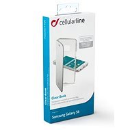CellularLine CLEARBOOKGALS6S strieborná - Puzdro na mobil