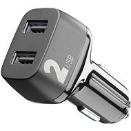 Cellularline Car Multipower 2 with Smartphone Detect 2 x USB port 24W, Black - Car Charger