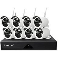 Jortan Bezdrátový 1024P NVR bezpečnostní systém 8 kamer WIFI/IP - Camera System