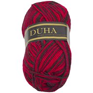 Rainbow 50g - 421 red, black - Yarn