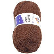 Lada luxus 100g - 51022 dark brown - Yarn