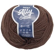 Ally cotton 50g - 059 dark brown - Yarn
