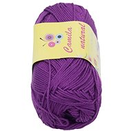 Camilla natural 50g - 65 dark purple - Yarn