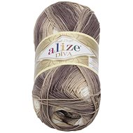 DIVA batik 100g - 1815 light beige, dark beige - Yarn