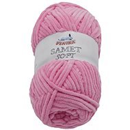 VLNIKA s. r. o. Velvet Soft 100g - 235 pink - Yarn