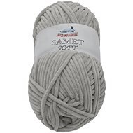 VLNIKA s. r. o. Velvet Soft 100g - 260 light grey - Yarn