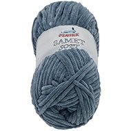 VLNIKA s. r. o. Velvet Soft 100g - 259 dark grey - Yarn