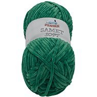 VLNIKA s. r. o. Velvet Soft 100g - 252 dark green - Yarn