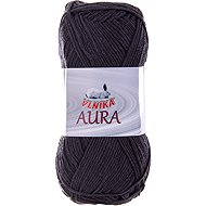 VLNIKA Yarn Aura 100 g - 906 black - Yarn