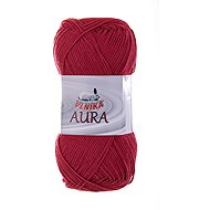 VLNIKA Yarn Aura 100 g - 911 red - Yarn