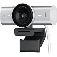 Logitech MX Brio 4K Ultra HD Webcam, Pale Grey - Webcam