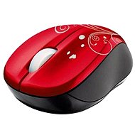 Trust Vivy Wireless Mini Mouse - Red Swirls - Mouse