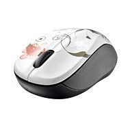 Trust Vivy Wireless Mini Mouse - Grey Flowers  - Mouse