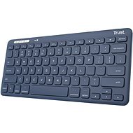 Trust LYRA Compact Wireless Keyboard - US, blau - Tastatur