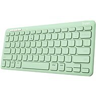 Trust LYRA Compact Wireless Keyboard - US, zöld - Billentyűzet
