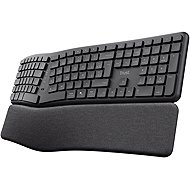 Trust KEYRA Ergonomic Multi-device Wireless - US - Keyboard