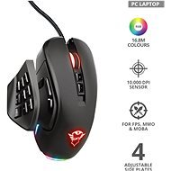 Trust GXT970 Morfix Customisable Mouse - Gaming Mouse