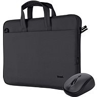 Trust súprava tašky s myšou BOLOGNA, čierna – ECO friendly - Taška na notebook