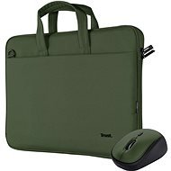 Trust súprava tašky s myšou BOLOGNA, zelená – ECO friendly - Taška na notebook
