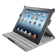 Trust Hardcover skin & folio stand for iPad - croc black  - Tablet Case