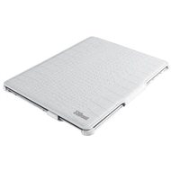 Trust Hardcover skin & folio stand for iPad - croc white  - Tablet Case