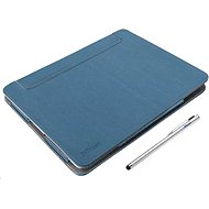 Trust eLiga Elegant folio stand & stylus for iPad Mini - blue - Tablet Case