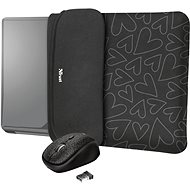 TRUST YVO MOUSE & SLEEVE F/15.6 – BLACK - Laptop Case