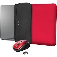 TRUST YVO MOUSE & SLEEVE F/15.6 – RED - Laptop tok