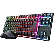 Trust GXT 832 THADO Multicolour LED Wireless TKL Keyboard & Mouse US - Keyboard and Mouse Set