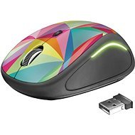 Trust Yvi FX Wireless Mouse geometrikus - Egér
