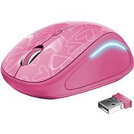Trust Yvi FX Wireless Mouse - pink - Egér