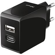 Trust Fast Dual USB-C & USB Wall Charger for Phones & Tablets - Charger