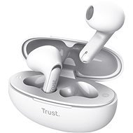 Trust YAVI ENC ECO FRIENDLY earphones biele - Bezdrôtové slúchadlá